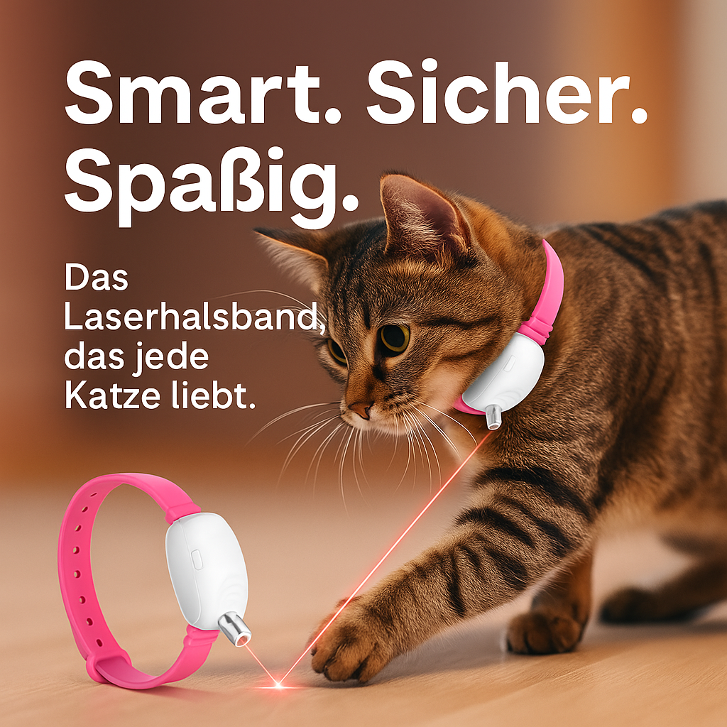 Lunalux Aurora Intelligentes Laser-Abenteuerhalsband für Katzen