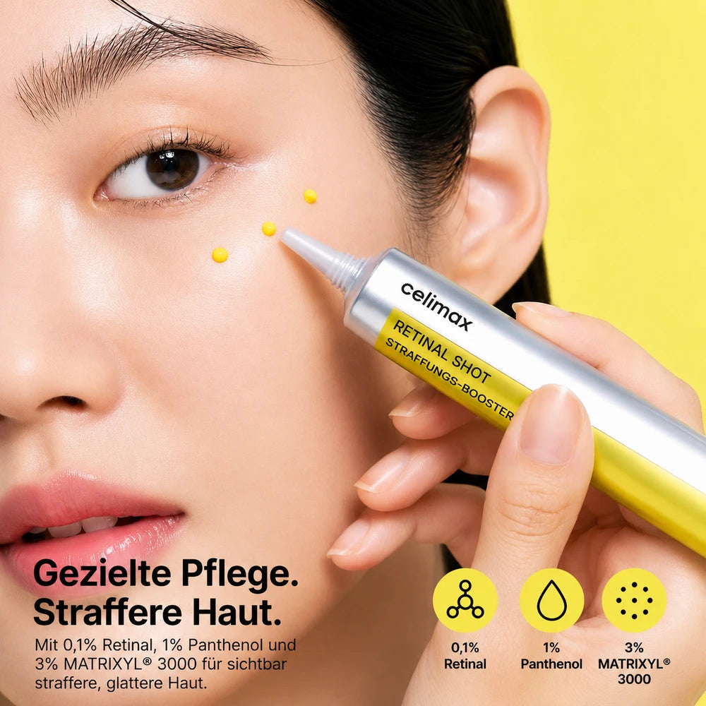 Celimax Retinal Booster Texturansicht – leichte koreanische Formulierung