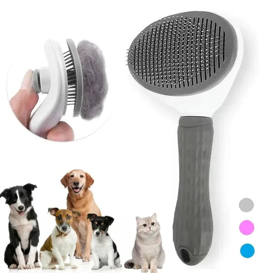 EasyGroom™ Selbstreinigende Bürste für Hunde & Katzen