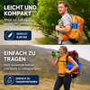 Selbstaufblasende Camping-Isomatte in grün