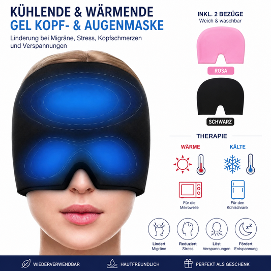 LUNALUXS ChillCap – Kühlende Migräne-Kappe