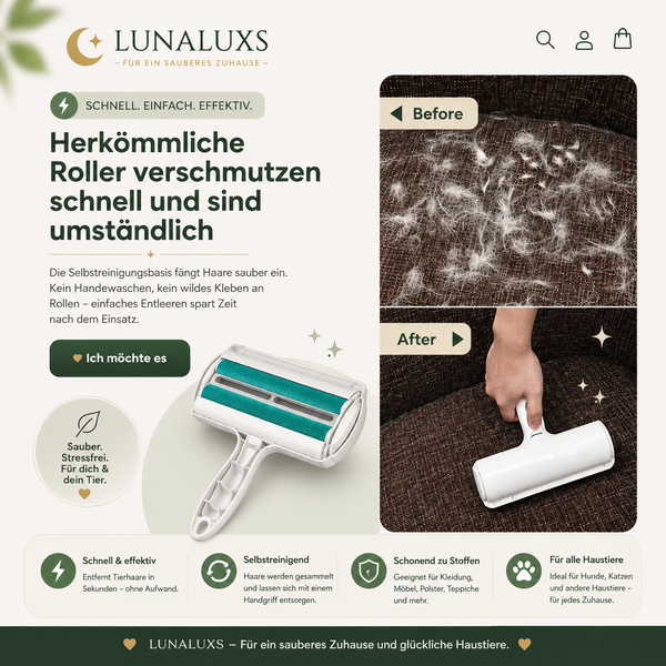 Schneller Fellfrei Haustier Roller Pro