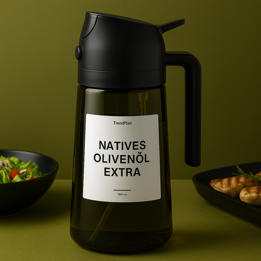 LunaSpray 470 – 2-in-1 Ölspender & Sprühflasche aus Dunkelglas