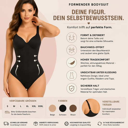 Diskreter Formender Bodysuit Komfort Fit