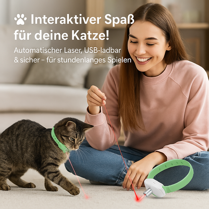 Lunalux Aurora Intelligentes Laser-Abenteuerhalsband für Katzen