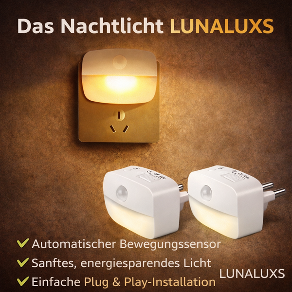 Sanftes Nachtlicht mit Sensor