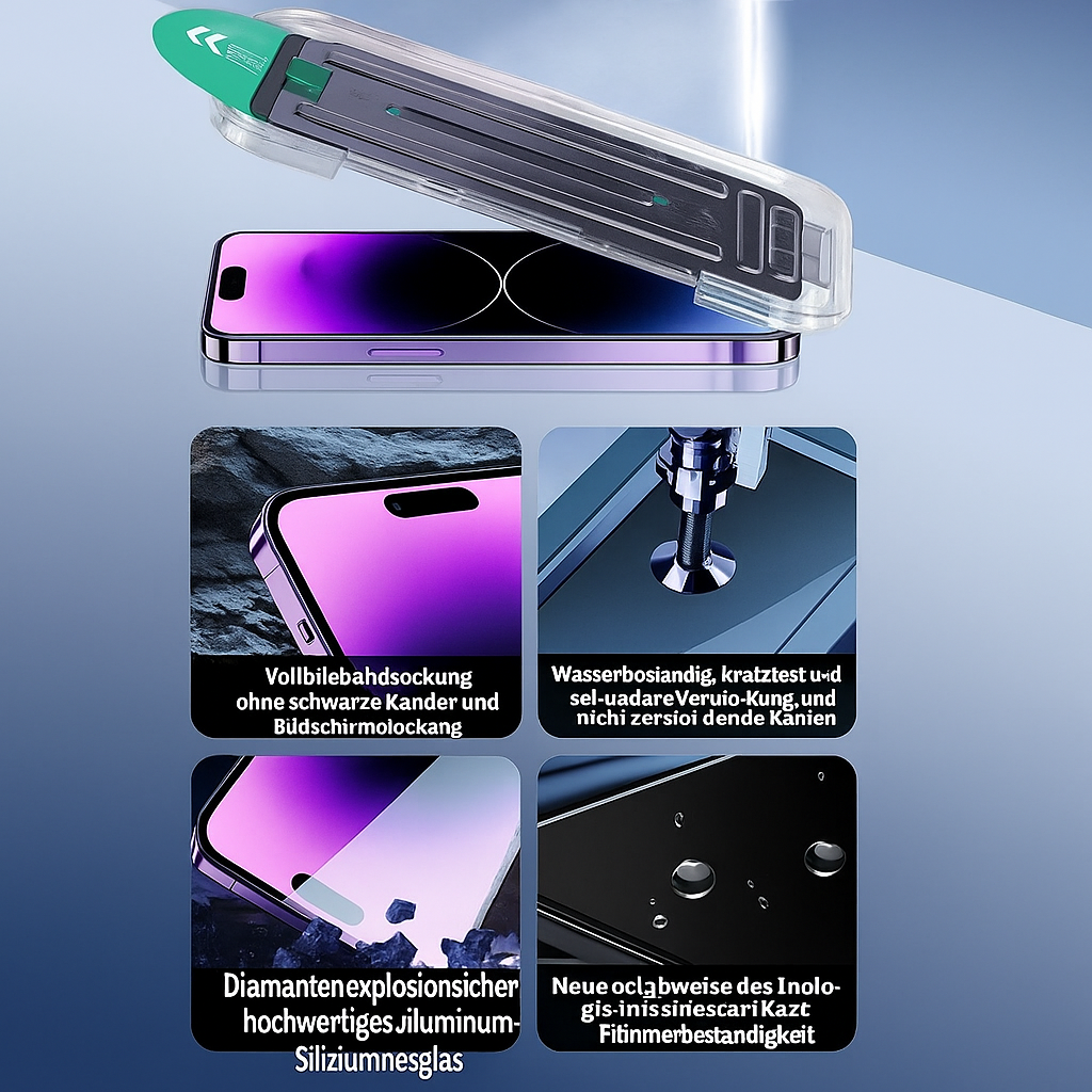 MatSee Shield – 3-er Set Sichtschutz-Displayschutzfolie für iPhone 13 – 17 Pro Max