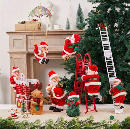 Elektrischer Kletternder Weihnachtsmann – 6 Modelle 🎄