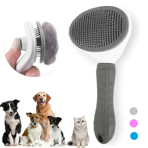 EasyGroom Hund Katze Selbstreinigende Bürste