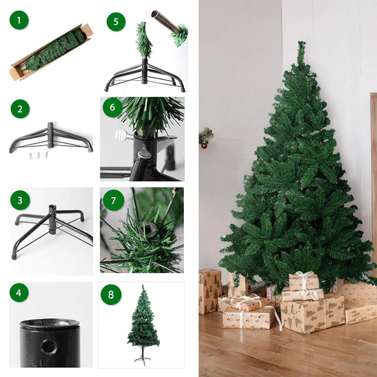 Künstlicher Weihnachtsbaum (90–240 cm) – Täuschend echt, dicht & jedes Jahr wiederverwendbar