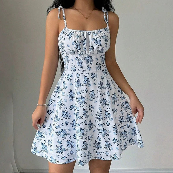 Leichter Sommerstrand-Kleid